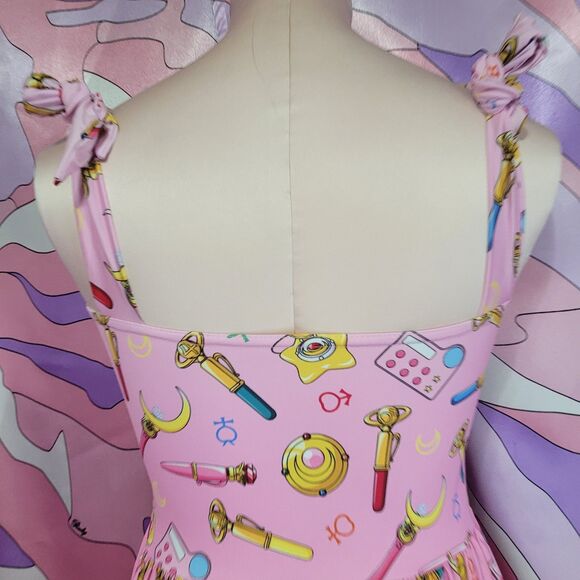 Blackmilk Sailor Moon Dress Medium Pink Kawaii Ruffle Summer Party Cosplay Prom - Picture 8 of 13